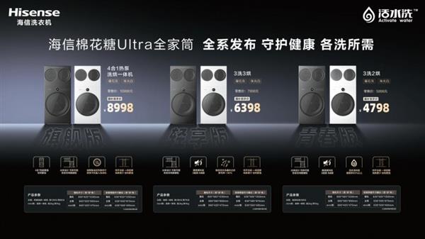 家筒全系产品配置及价格公布 以用户需求为导向引领消费变革凯发k8登录vip海信三筒洗衣机——棉花糖 Ultra全(图2)